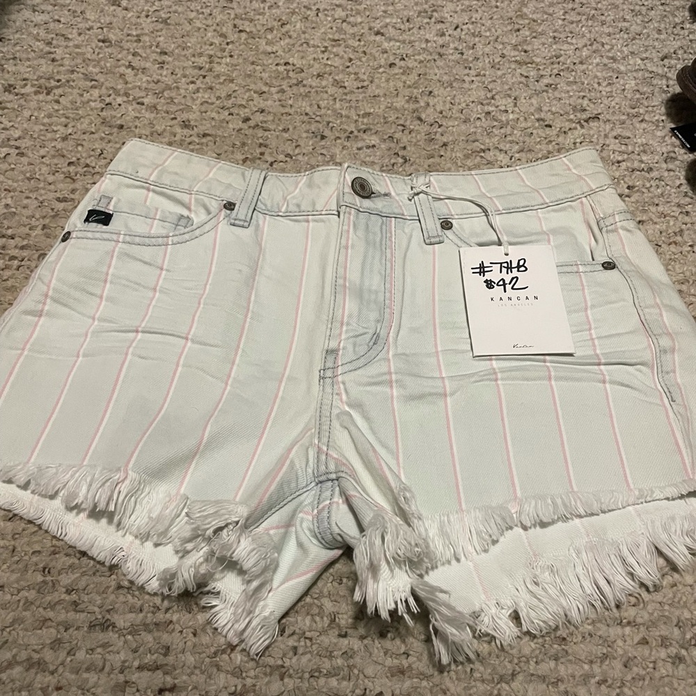 Kancan frayed shorts NWT
